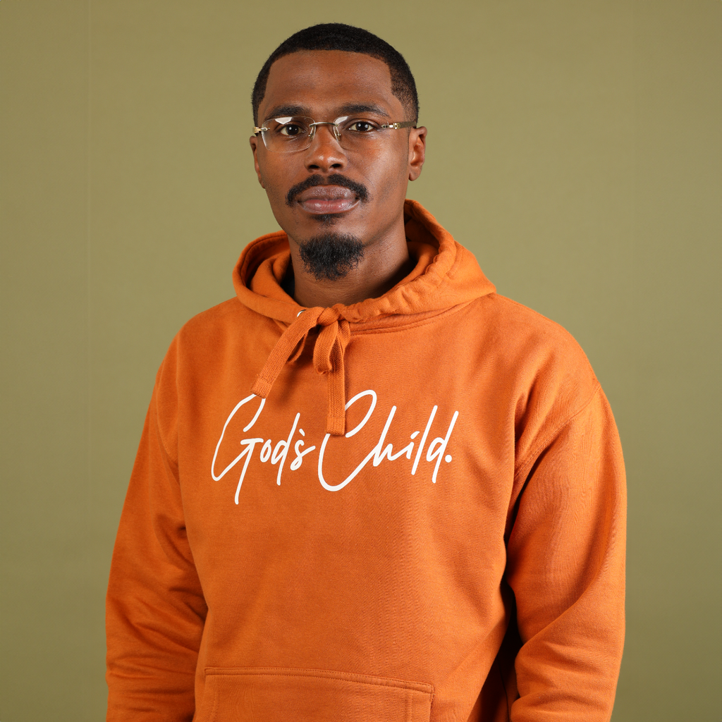God`s Child "Big Signature" Fleece Pullover Hoodie (Adobe)