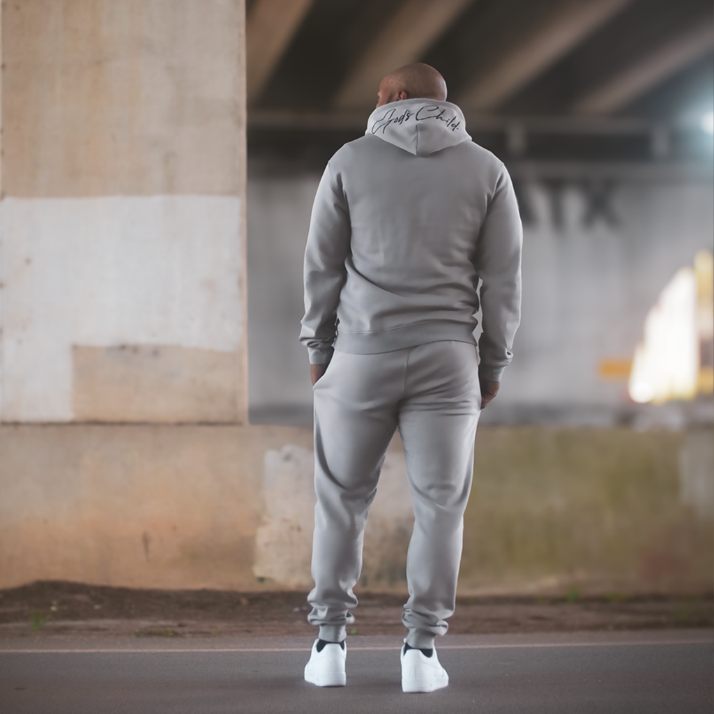 God`s Child Premium Signature Fleece Joggers Pants "Cement" 2.0
