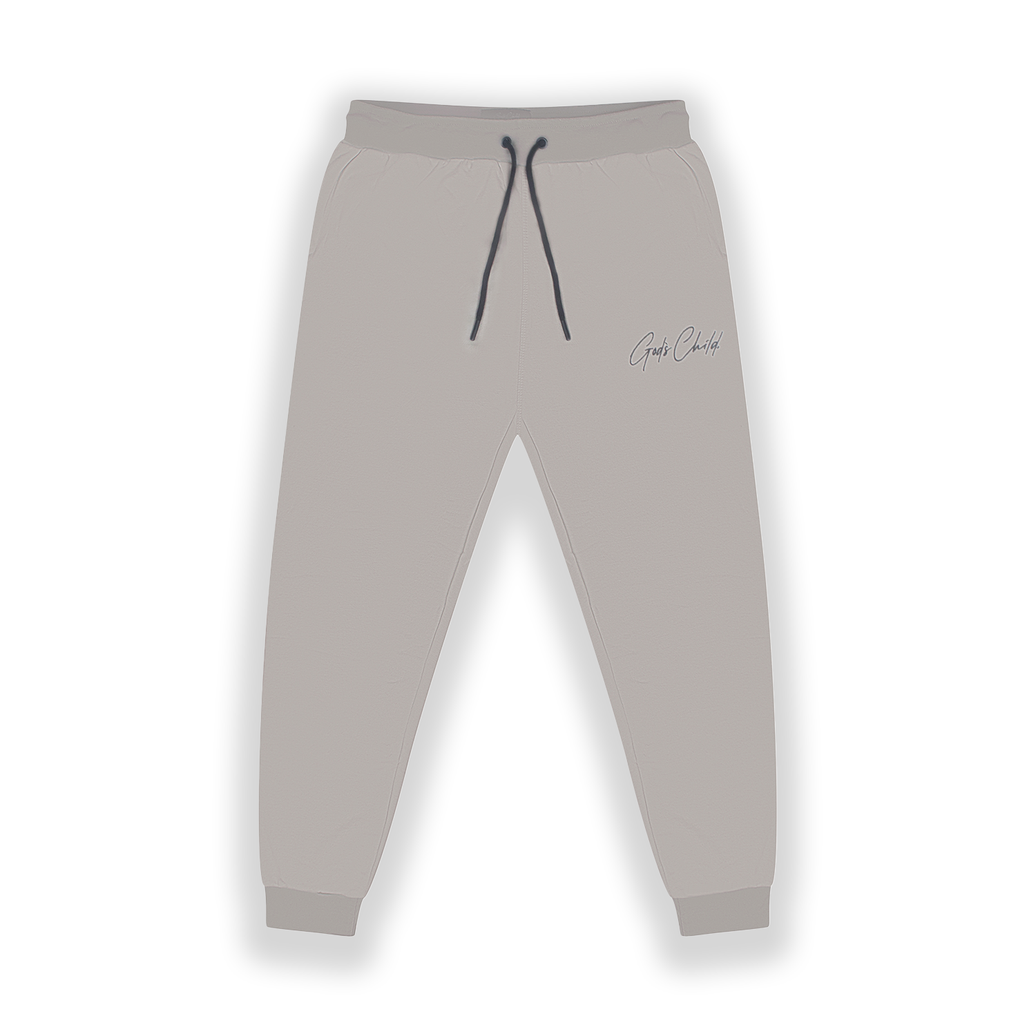 God`s Child Premium Signature Fleece Joggers Pants "Cement" 2.0
