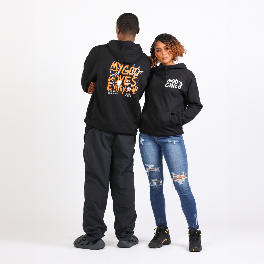 God`s Child "My God Loves Everyone" Heavyweight Hoodie