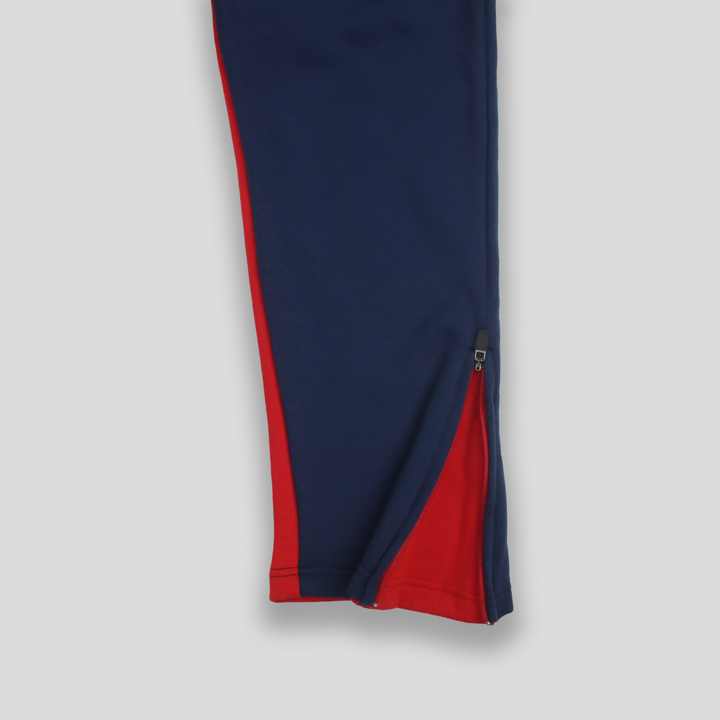 God`s Child Stacked Joggers (Navy Blue )