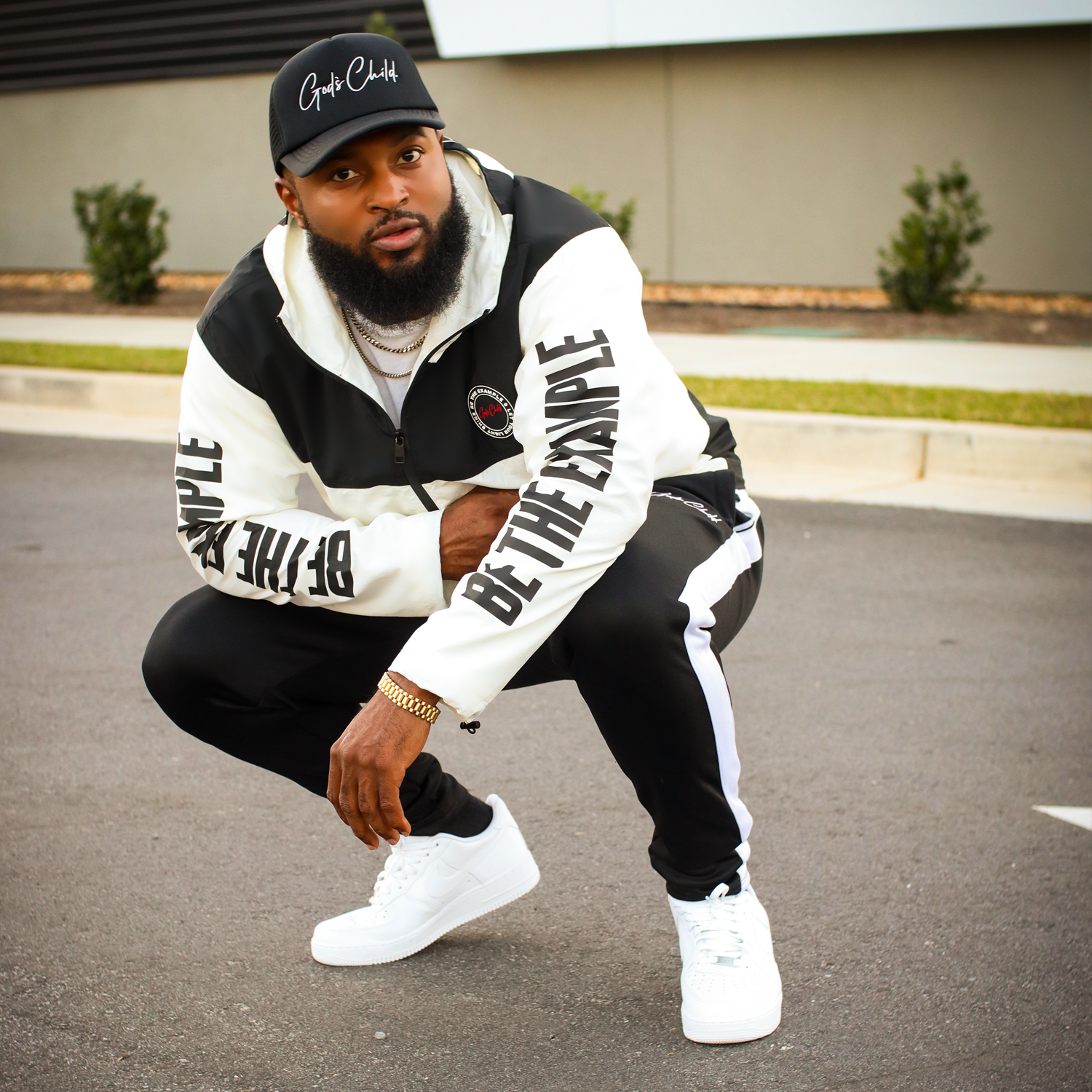 God`s Child "Be The Example" Windbreaker Jacket