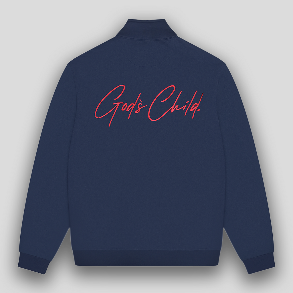 God`s Child Full Zip Jacket (Navy Blue)