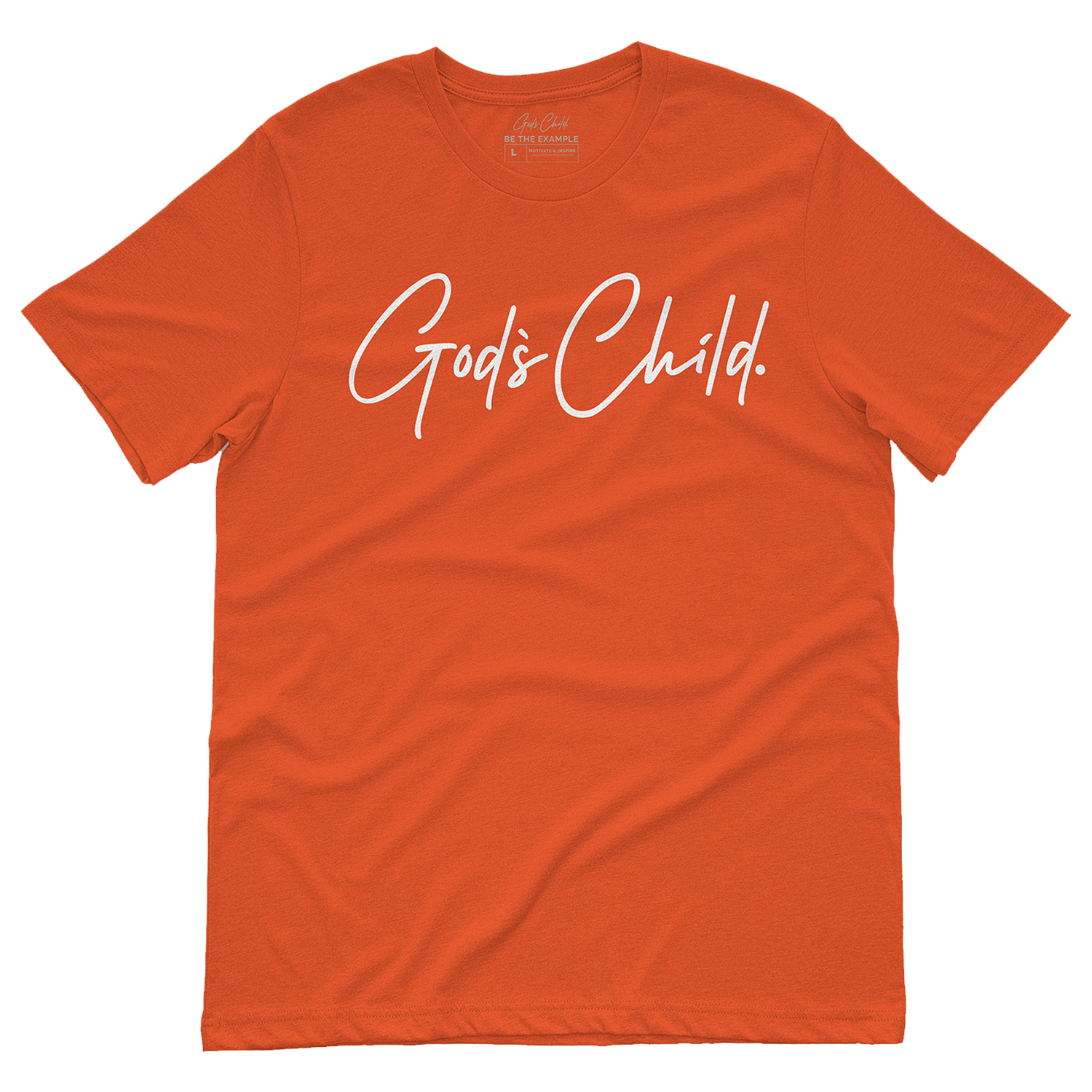 Big Signature Tee " Orange "