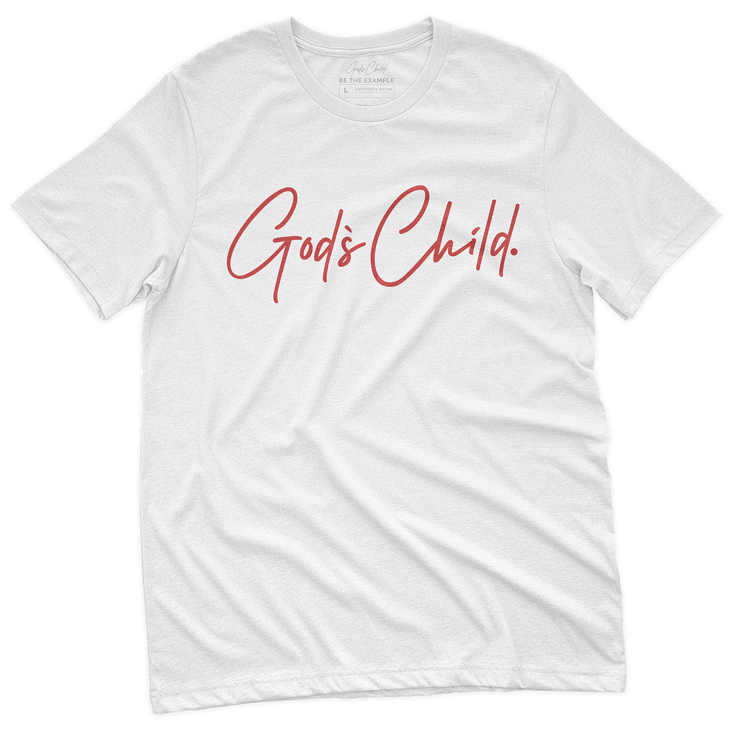 Big Signature Tee " White & Red "
