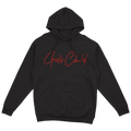God`s Child "Big Signature" Fleece Pullover Hoodie (Black & Red)